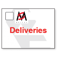 Deliveries | Aluminum Panel | 18” x 24”