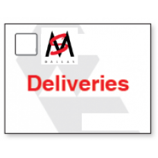Deliveries | Aluminum Panel | 18” x 24”
