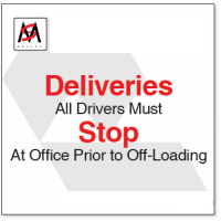 Delivery Sign | Aluminum Panel | 48” x 48”